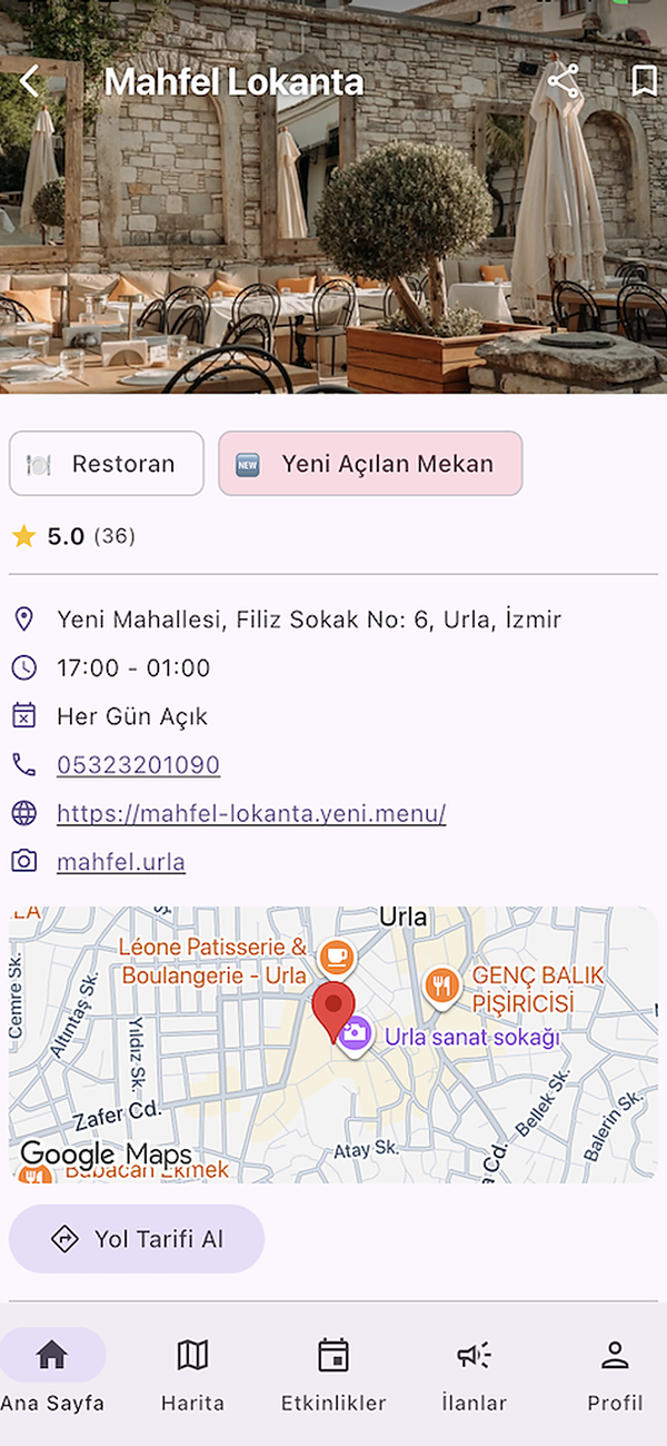 Mekan Detayı